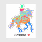 カラーズホースとライダーシール シール (シート)