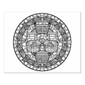 カラーズマイズカラーリングブックデザイン ラバースタンプ (インプリント)