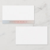 カラーズミニエレガントマリスモダントテンプレート ノートカード (正面/裏面)