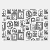 カラーズユアアニマルポートレート紙 ラッピングペーパーシート (正面3)