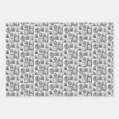 カラーズユアアニマルポートレート紙 ラッピングペーパーシート (正面2)