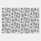 カラーズユアアニマルポートレート紙 ラッピングペーパーシート (正面)