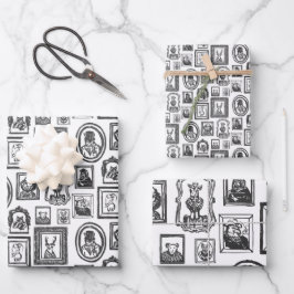 カラーズユアアニマルポートレート紙 ラッピングペーパーシート