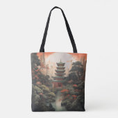 カラーズランドスケープアジアハウス トートバッグ (裏面)