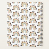 カラーズレインボー自然ジャングルアニマルズ先生 プランナー手帳 (裏面)