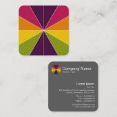 カラーセグメント02 スクエア名刺 (正面/裏面)