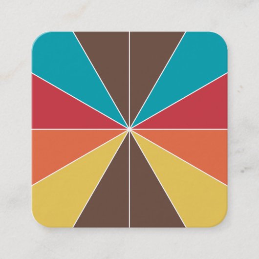 カラーセグメント05 スクエア名刺 (正面)