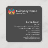 カラーセグメント05 スクエア名刺 (裏面)