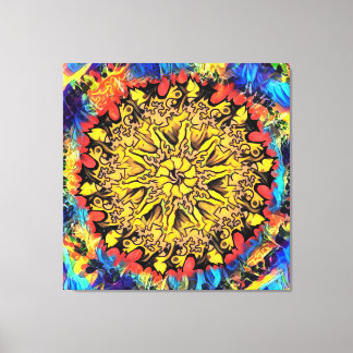 カラーセラピーの引き伸ばしキャンバス印刷 キャンバスプリント