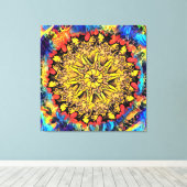 カラーセラピーの引き伸ばしキャンバス印刷 キャンバスプリント (インサイチュ (ウッドフロア))