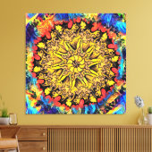 カラーセラピーの引き伸ばしキャンバス印刷 キャンバスプリント (インサイチュ (リビング))