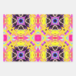 カラーセラピーラッピング紙フラットシートセット3 ラッピングペーパーシート