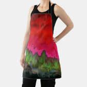 「カラーセレナーデ」カラフル抽象芸術アート エプロン (インサイチュ)