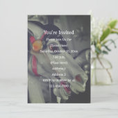 カラーゼル馬 ブラックアンドホワイトパーティー 招待状 (スタンド正面)