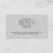 カラータイルグリッドバイオレットブラウン名刺 名刺 (裏面)