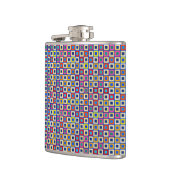 カラータイル フラスク (左)