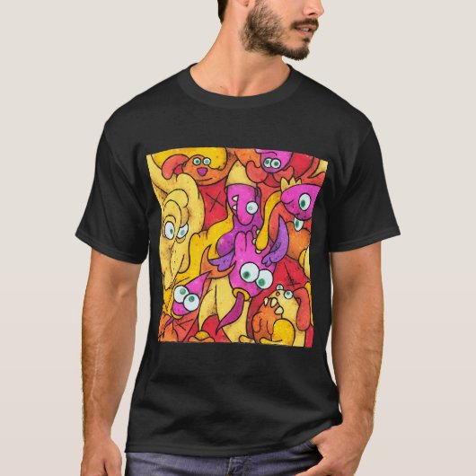 カラータイル #27A Tシャツ (正面)