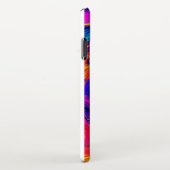 カラーダンス抽象芸術スワールiPhone/iPadケース iPhoneケース (右側)