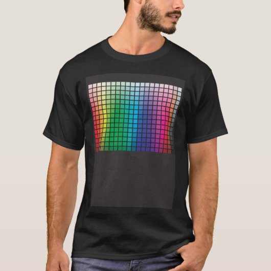 カラーチャートカラフルの色 Tシャツ (正面)