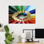 カラーチャートホイール ポスター (ホームオフィス)