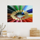 カラーチャートホイール ポスター (キッチン)