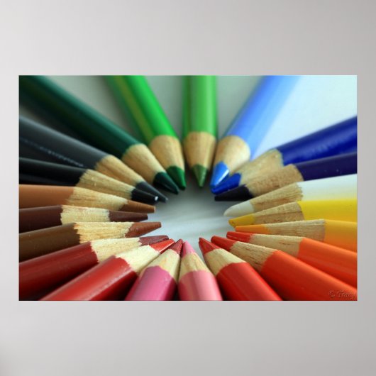 カラーチャートホイール ポスター (正面)