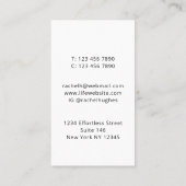 カラーツリーアートセラピスト 名刺 (裏面)