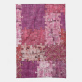 カラーテキスタイルパズル キッチンタオル (縦)