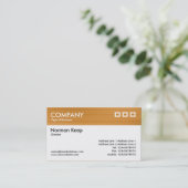 カラーテクスチャヘッダー – ブラシ付きオークレタン 名刺 (スタンド正面)