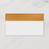 カラーテクスチャヘッダー – ブラシ付きオークレタン 名刺 (裏面)