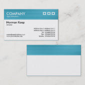 カラーテクスチャヘッダー – ブラシ付きライトブルー 名刺 (正面/裏面)