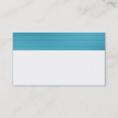 カラーテクスチャヘッダー – ブラシ付きライトブルー 名刺 (裏面)