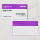 カラーテクスチャヘッダー – ブラシ付き紫 名刺 (正面/裏面)