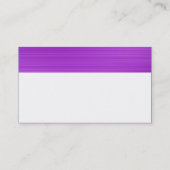 カラーテクスチャヘッダー – ブラシ付き紫 名刺 (裏面)