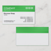 カラーテクスチャヘッダー – ブラシ付き緑2 名刺 (正面/裏面)