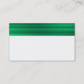 カラーテクスチャヘッダー – ブラシ付き緑 名刺 (裏面)