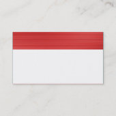 カラーテクスチャヘッダー – ブラシ付き赤2 名刺 (裏面)