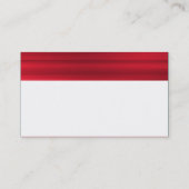 カラーテクスチャヘッダー – ブラシ付き赤 名刺 (裏面)