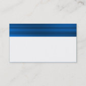 カラーテクスチャヘッダー – ブラシ付き青 名刺 (裏面)