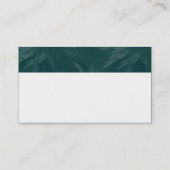 カラーテクスチャヘッダー – 濃い緑のブラシ 名刺 (裏面)