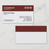 カラーテクスチャヘッダー – 濃い赤の生地 名刺 (正面/裏面)