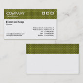 カラーテクスチャヘッダー – 黄色のファブリック 名刺 (正面/裏面)