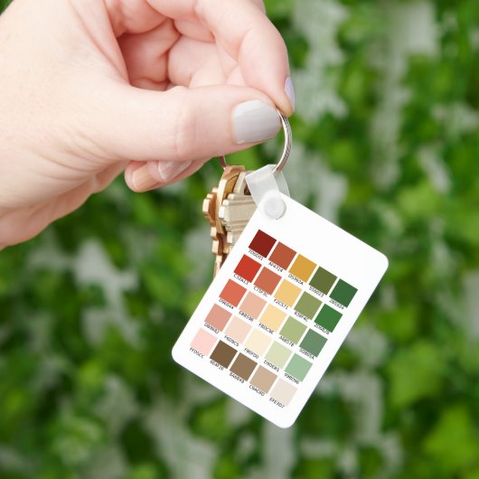 カラーテスト キーホルダー (手)