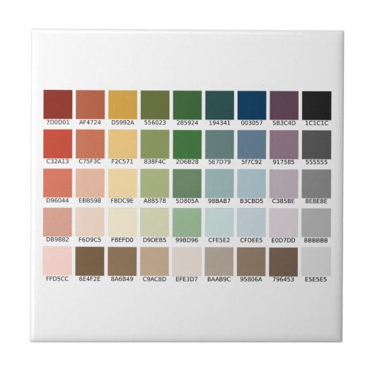 カラーテスト タイル (正面)