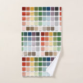 カラーテスト バスタオルセット (ハンドタオル)