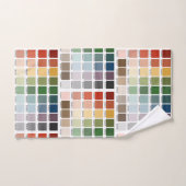 カラーテスト バスタオルセット (ハンドタオル)