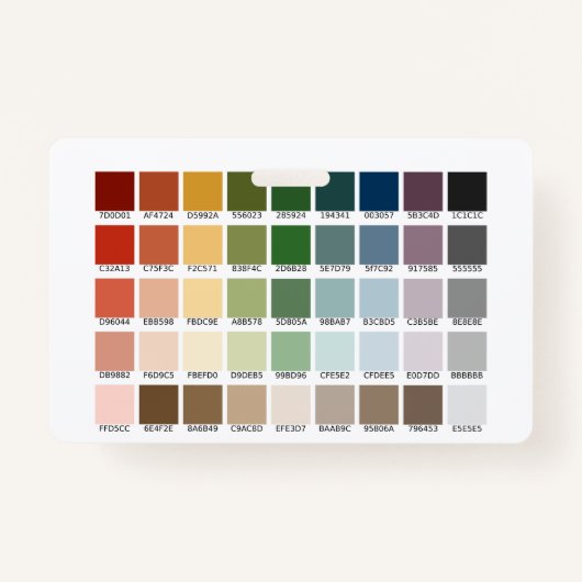 カラーテスト バッジ (正面)