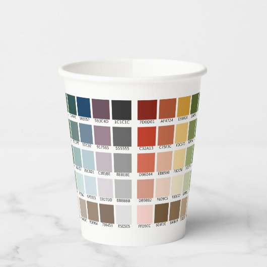 カラーテスト 紙コップ (左)