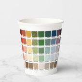 カラーテスト 紙コップ (正面)