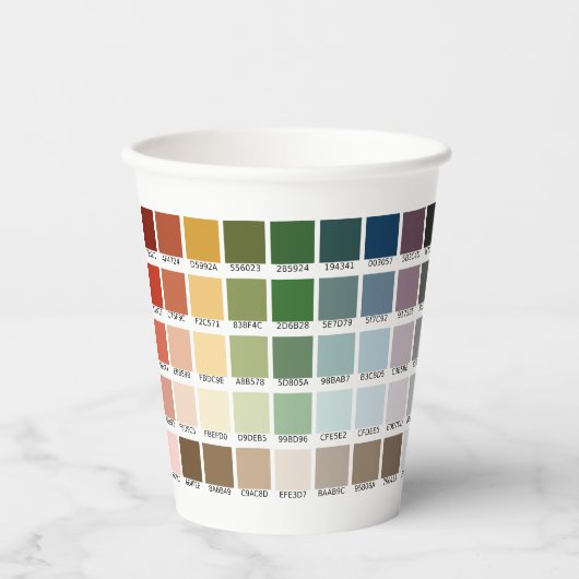 カラーテスト 紙コップ (正面)